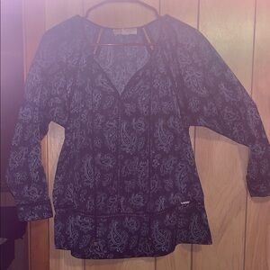 MICHAEL Michael Kors Black Relaxed Blouse